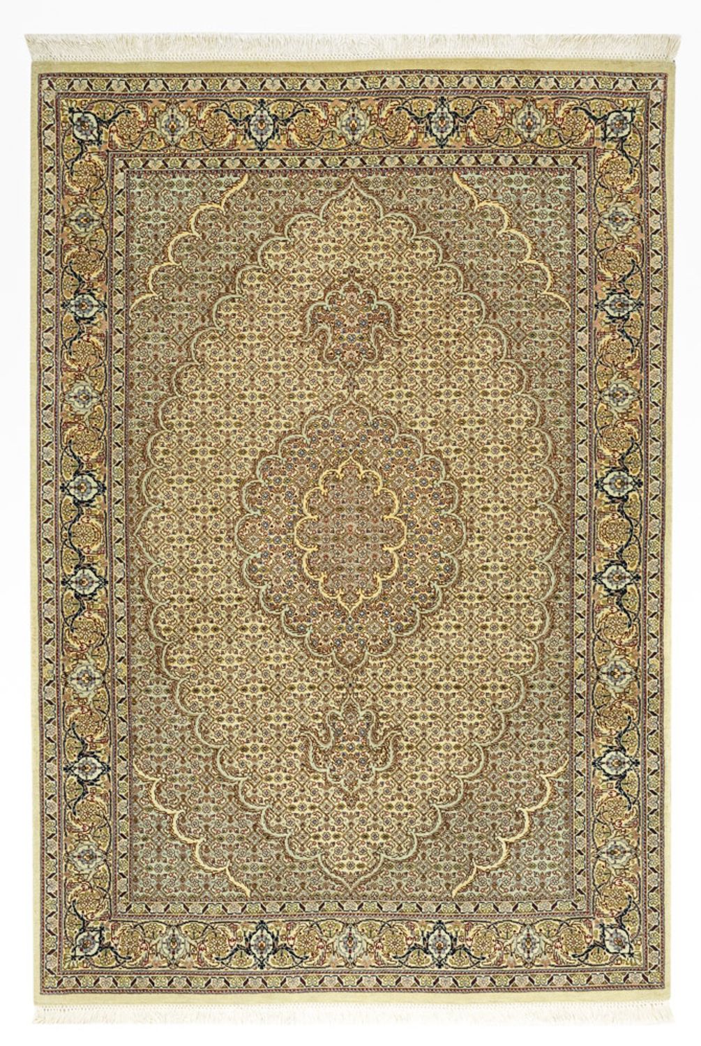 Perzisch tapijt - Tabriz - 148 x 102 cm - zand
