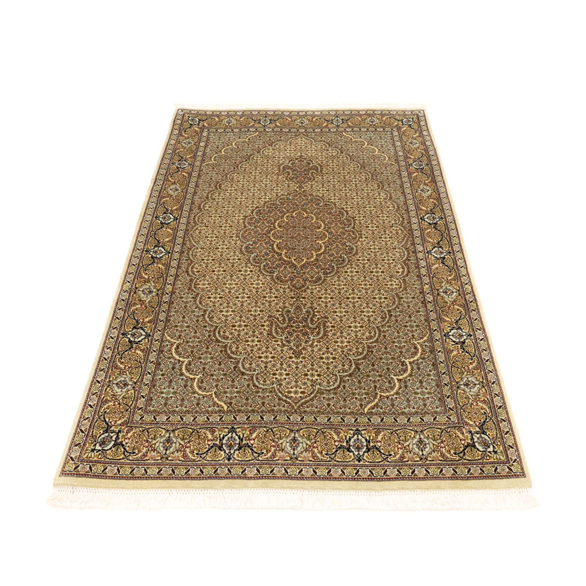 Perzisch tapijt - Tabriz - 148 x 102 cm - zand