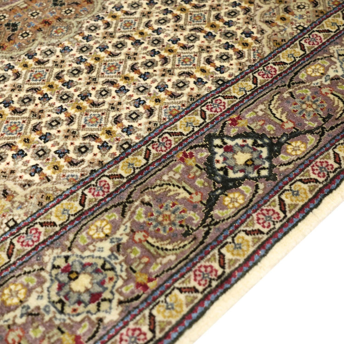 Perzisch tapijt - Tabriz - Royal - 152 x 101 cm - olijfgroen