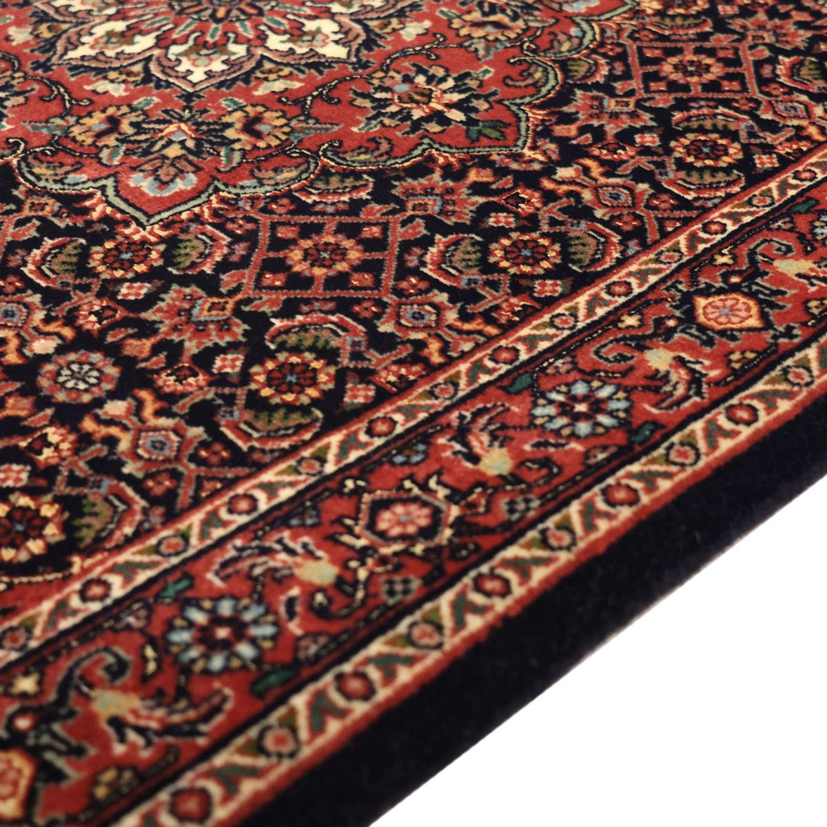 Perzisch tapijt - Bijar - 131 x 79 cm - donkerrood