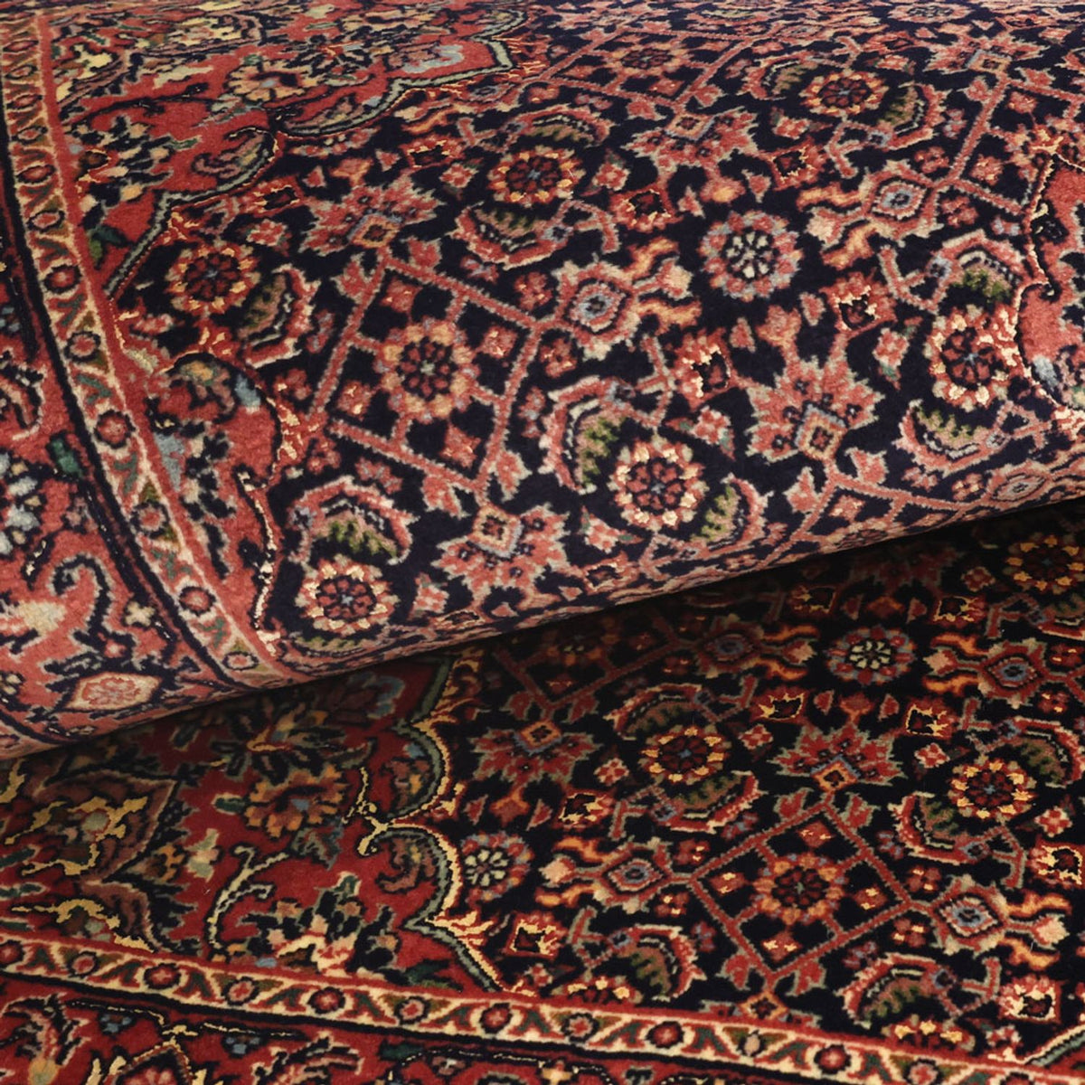 Perzisch tapijt - Bijar - 131 x 79 cm - donkerrood