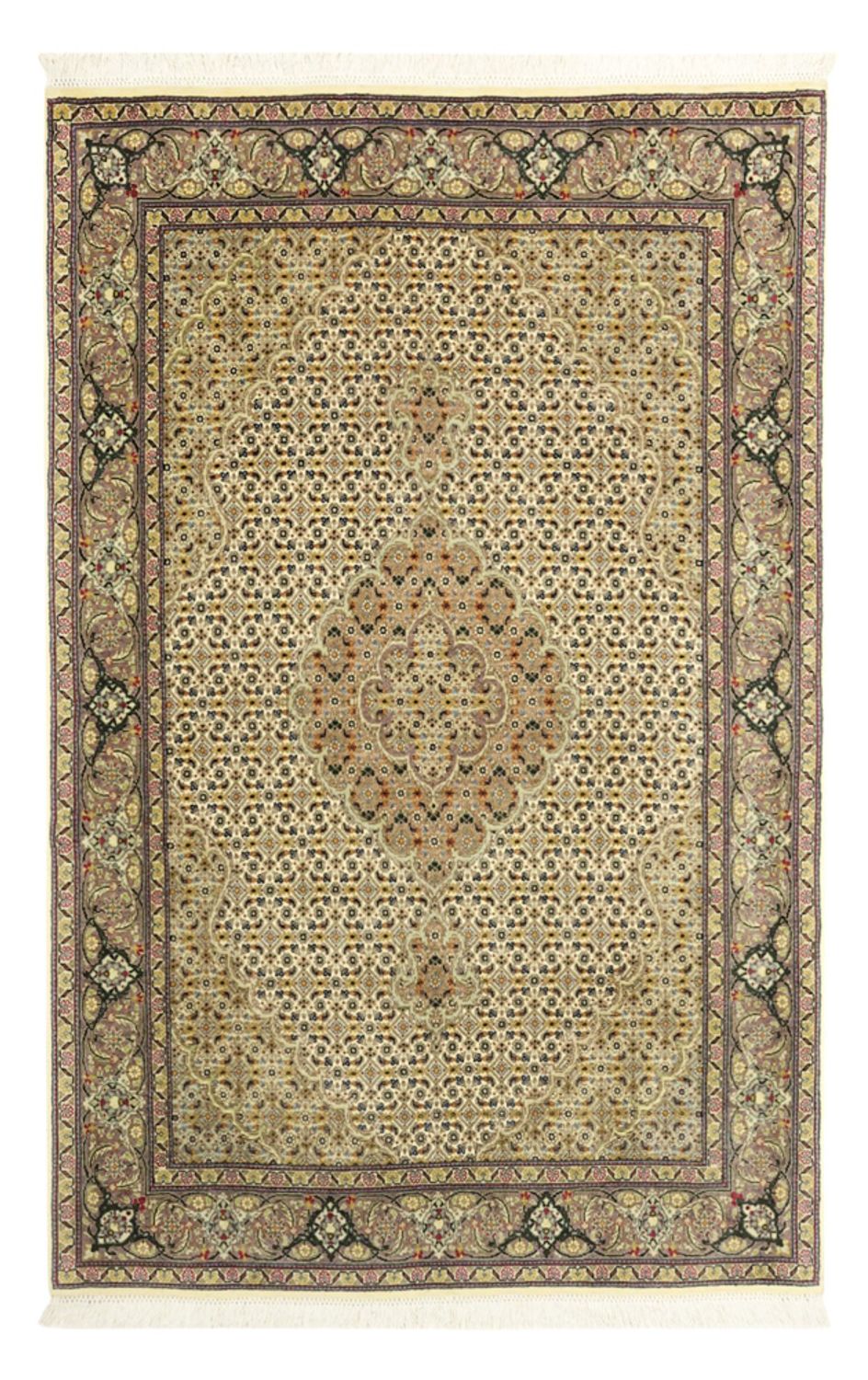 Perzisch tapijt - Tabriz - Royal - 152 x 101 cm - zand