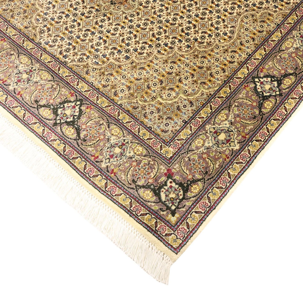 Perzisch tapijt - Tabriz - Royal - 152 x 101 cm - zand
