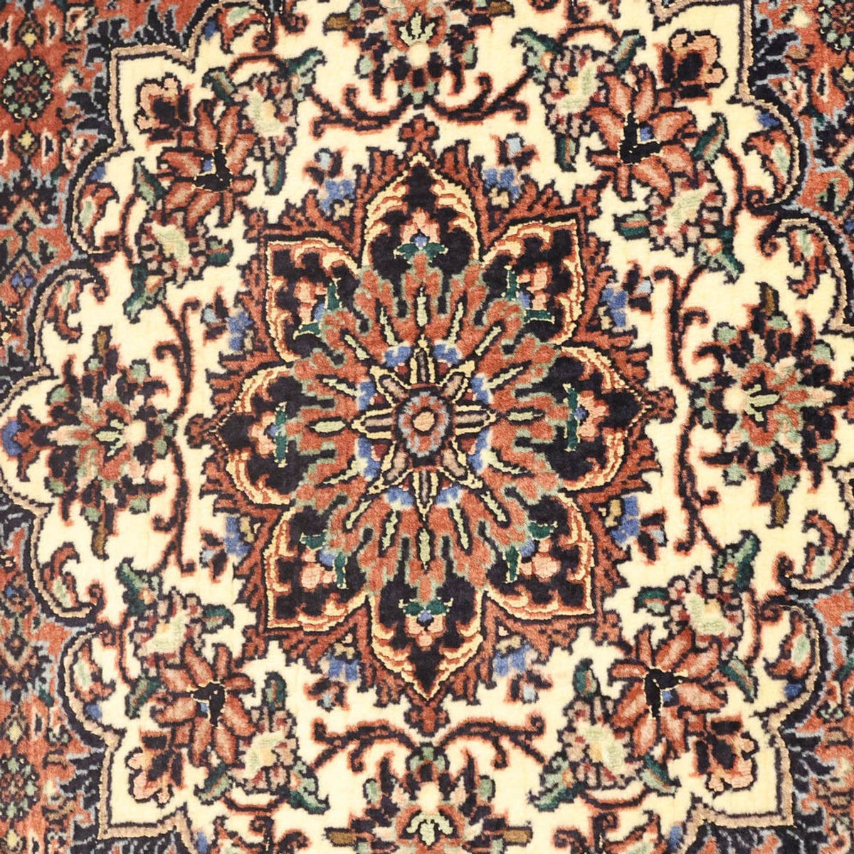 Perzisch tapijt - Bijar - 144 x 70 cm - donker beige