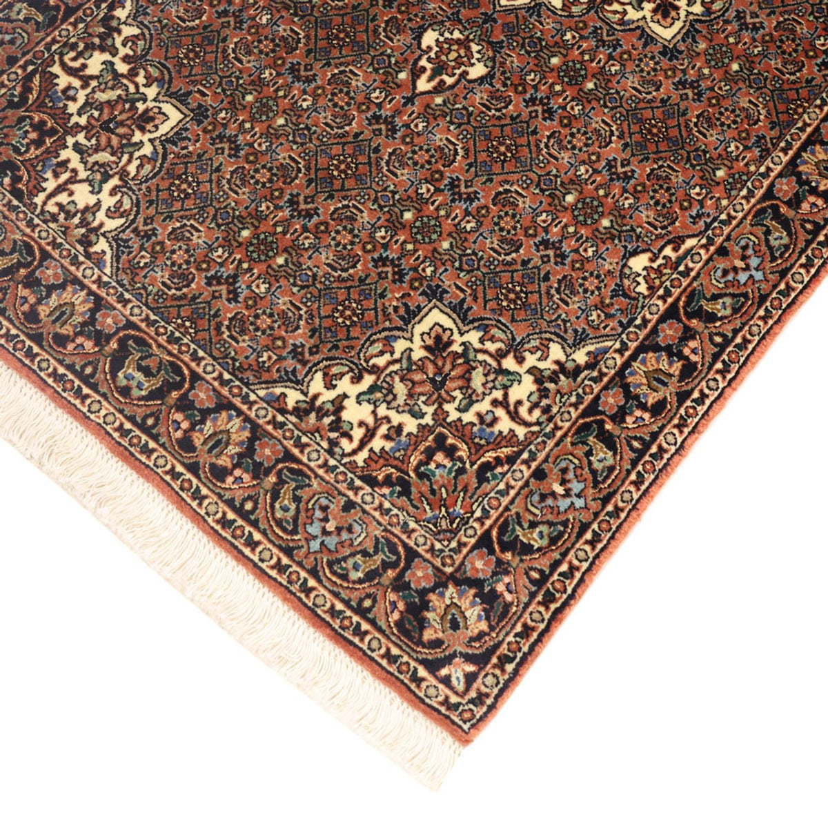 Perzisch tapijt - Bijar - 144 x 70 cm - donker beige