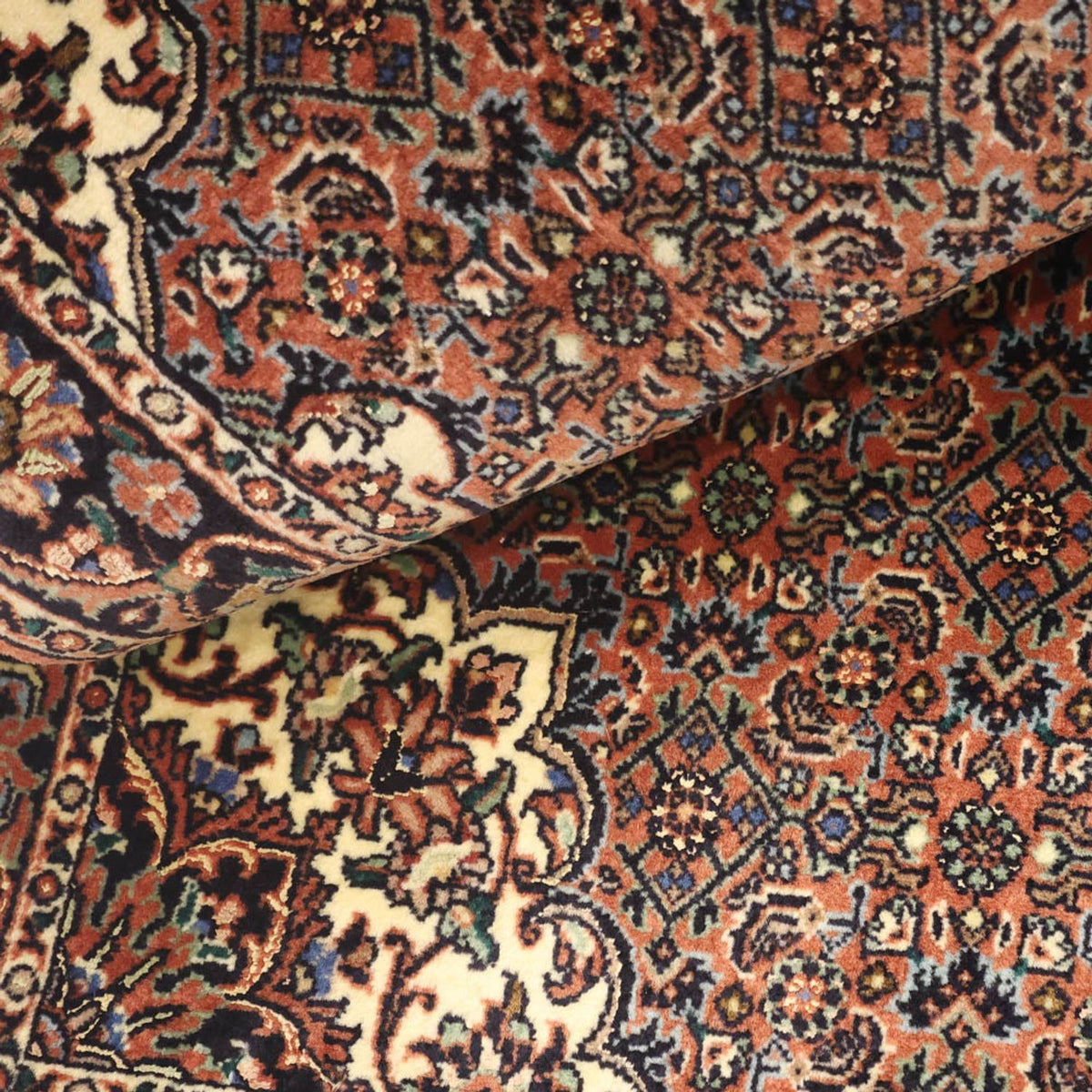 Perzisch tapijt - Bijar - 144 x 70 cm - donker beige