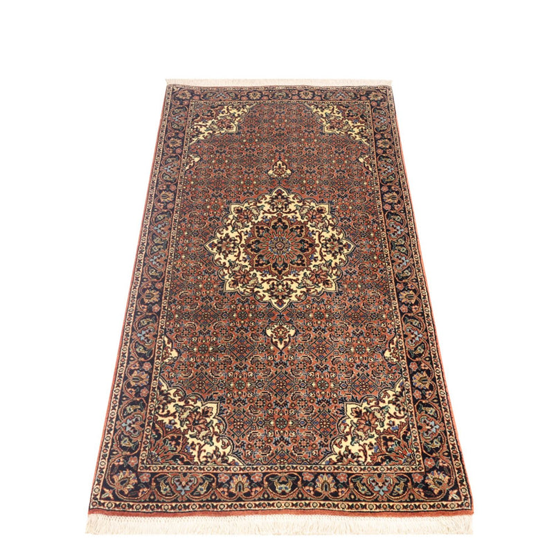 Perzisch tapijt - Bijar - 144 x 70 cm - donker beige