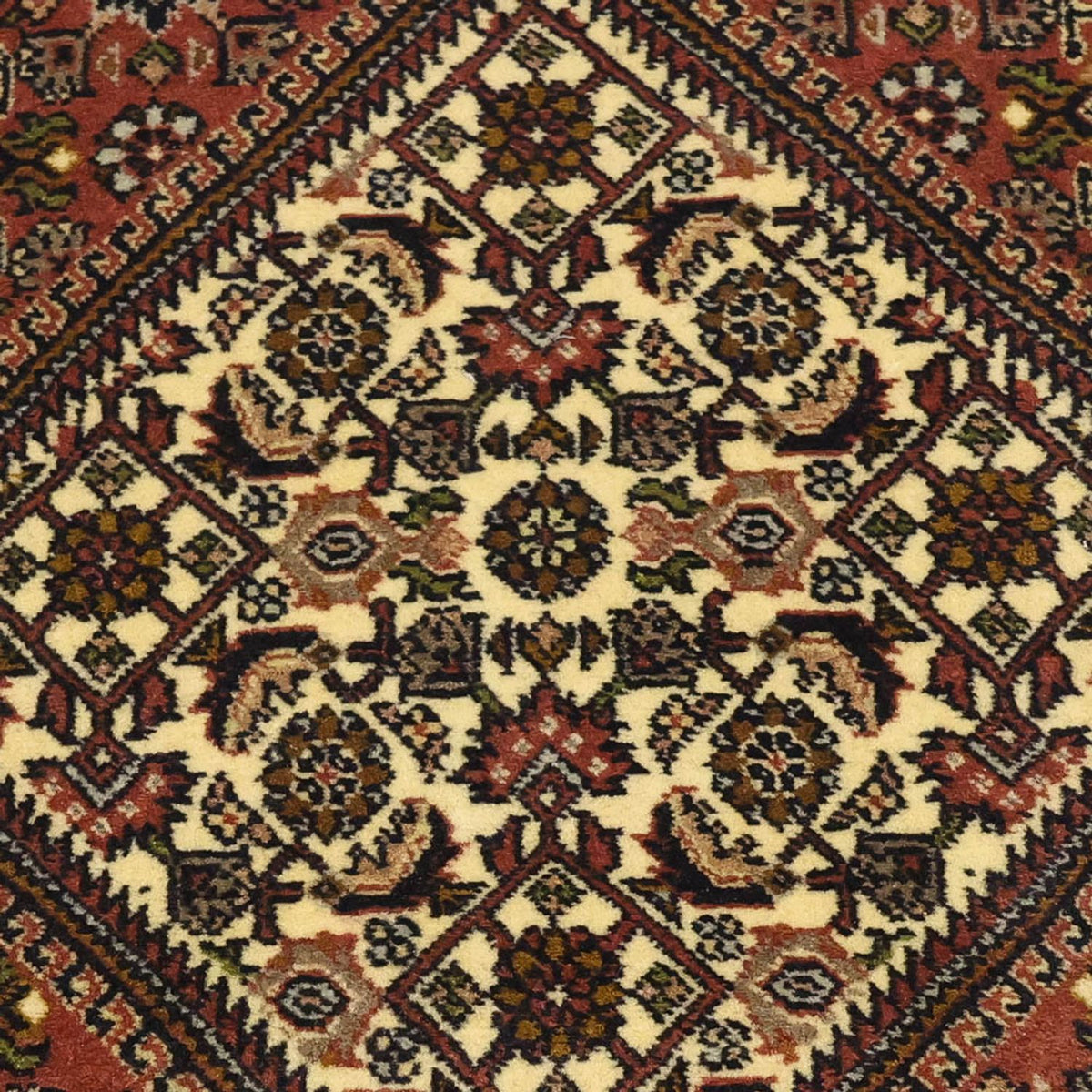 Loper Perzisch tapijt - Bijar - 297 x 82 cm - terracotta