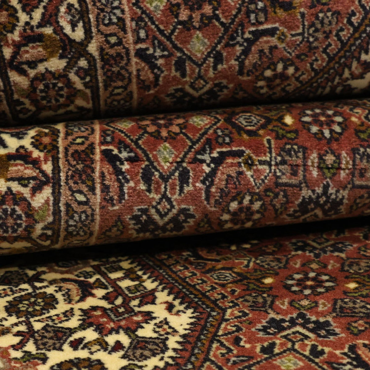 Loper Perzisch tapijt - Bijar - 297 x 82 cm - terracotta