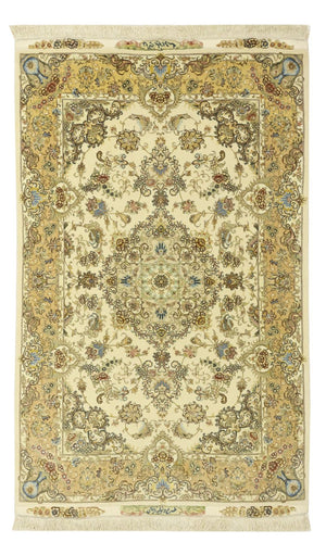 Perzisch tapijt - Tabriz - Royal - 160 x 99 cm - beige