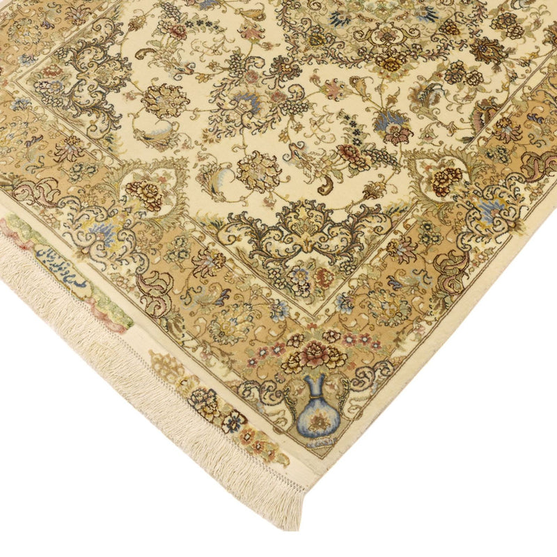 Perzisch tapijt - Tabriz - Royal - 160 x 99 cm - beige