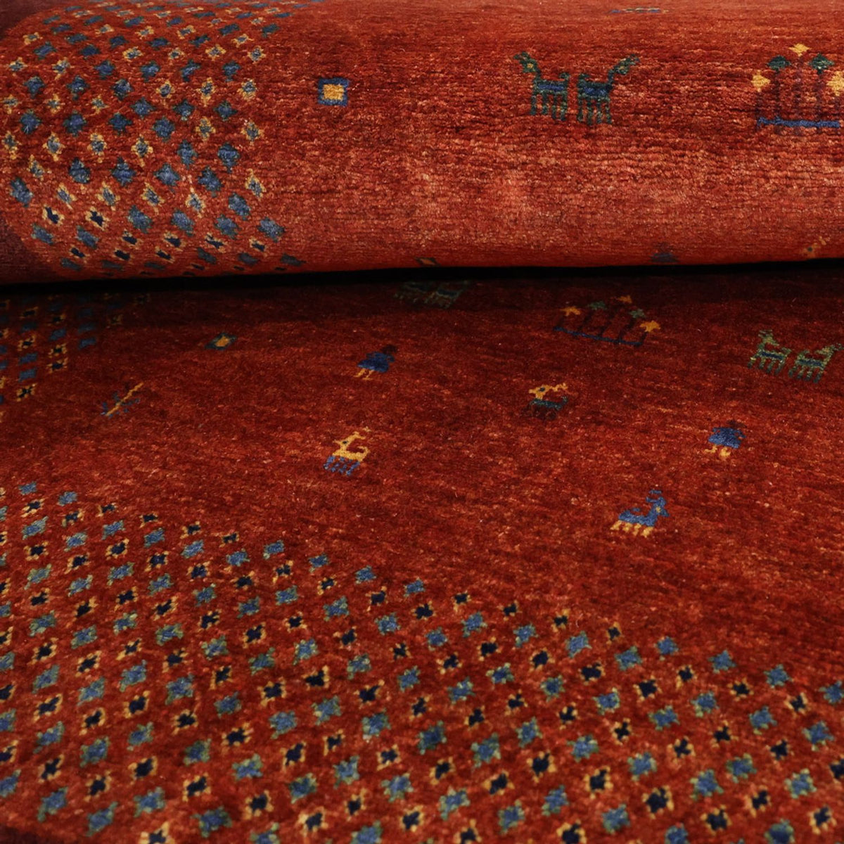 Gabbeh Tapijt - Kashkuli Perzisch - 157 x 104 cm - rood