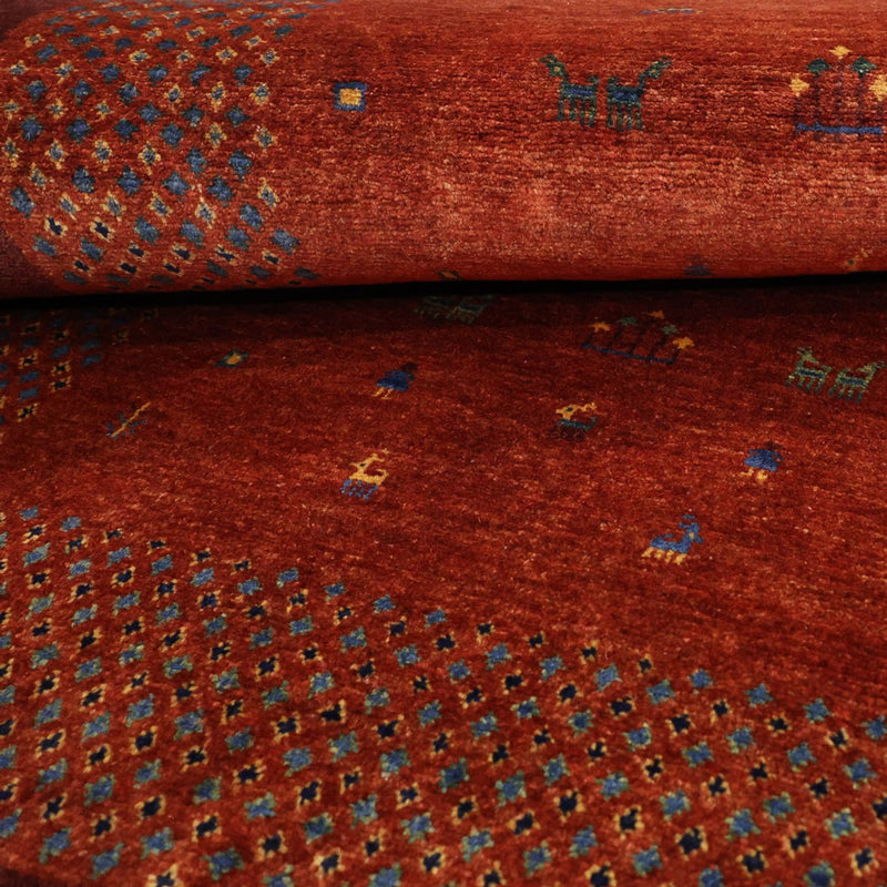 Gabbeh Tapijt - Kashkuli Perzisch - 157 x 104 cm - rood