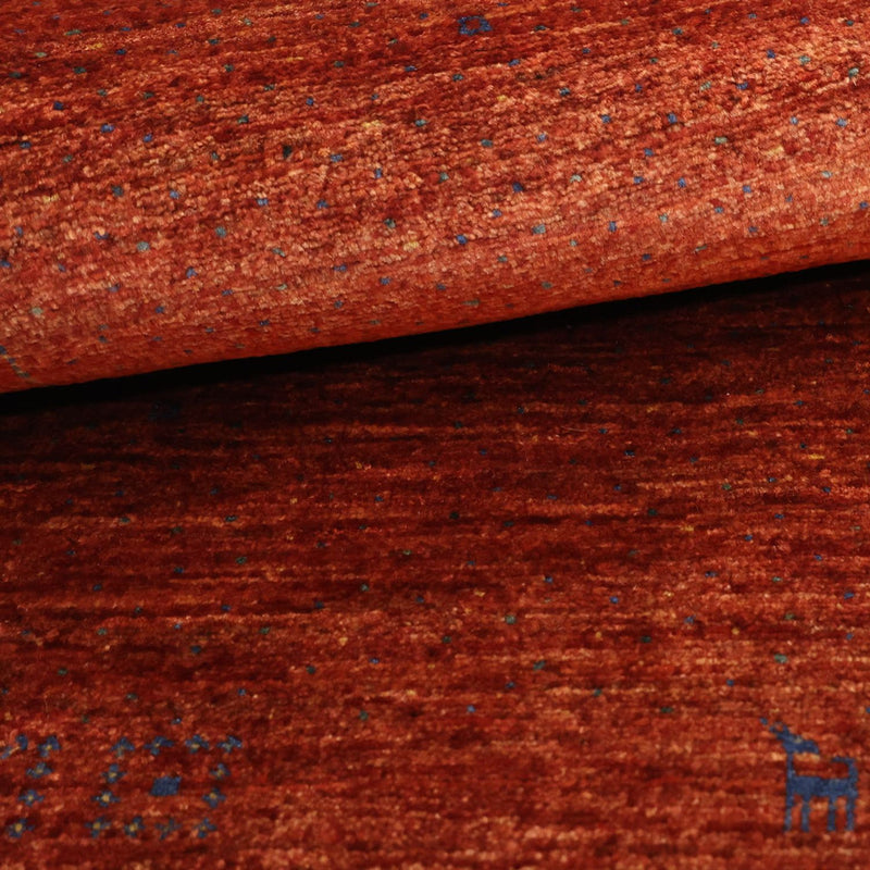 Gabbeh Tapijt - Kashkuli Perzisch - 122 x 79 cm - donkerrood