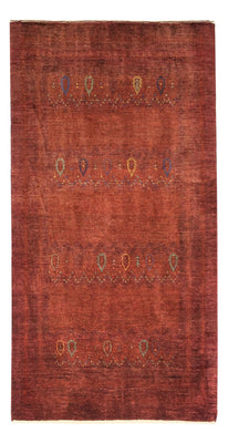 Gabbeh Tapijt - Kashkuli Perzisch - 155 x 80 cm - donkerrood