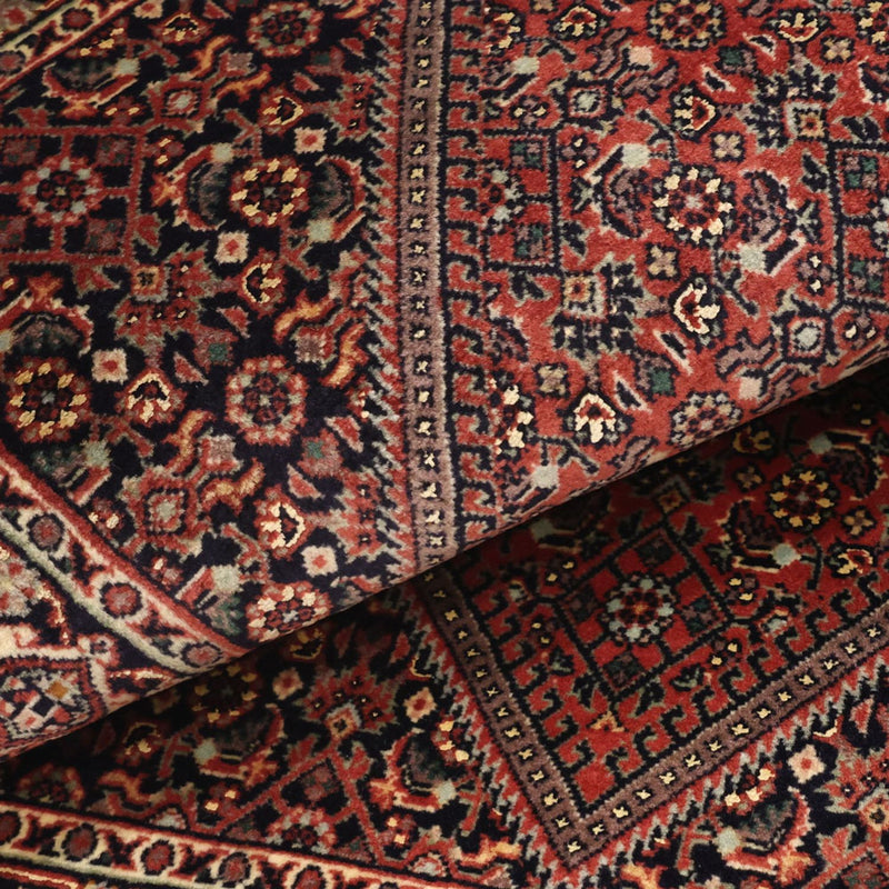 Perzisch tapijt - Bijar - 136 x 70 cm - donkerrood