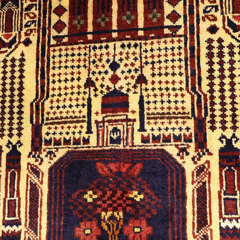 Baluch tapijt - 142 x 96 cm - veelkleurig
