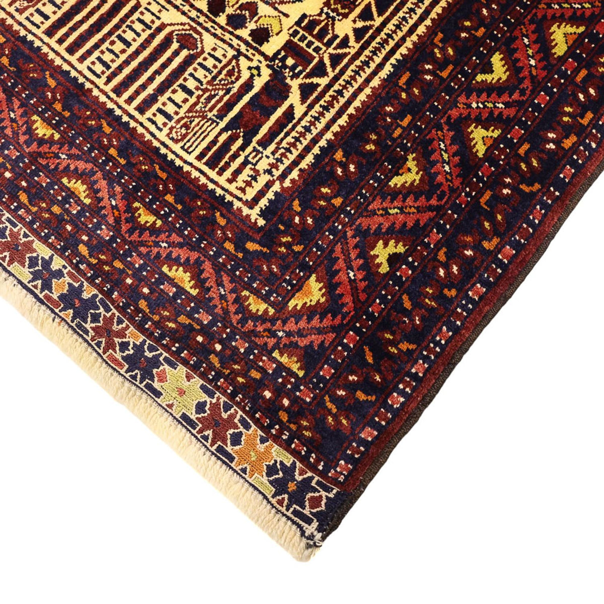 Baluch tapijt - 142 x 96 cm - veelkleurig