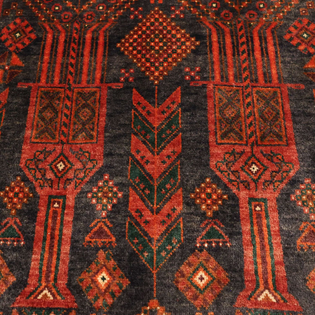 Loper Baluch tapijt - 292 x 110 cm - donkerrood