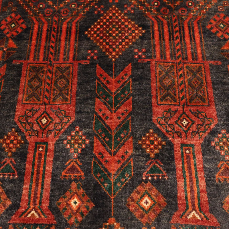 Loper Baluch tapijt - 292 x 110 cm - donkerrood