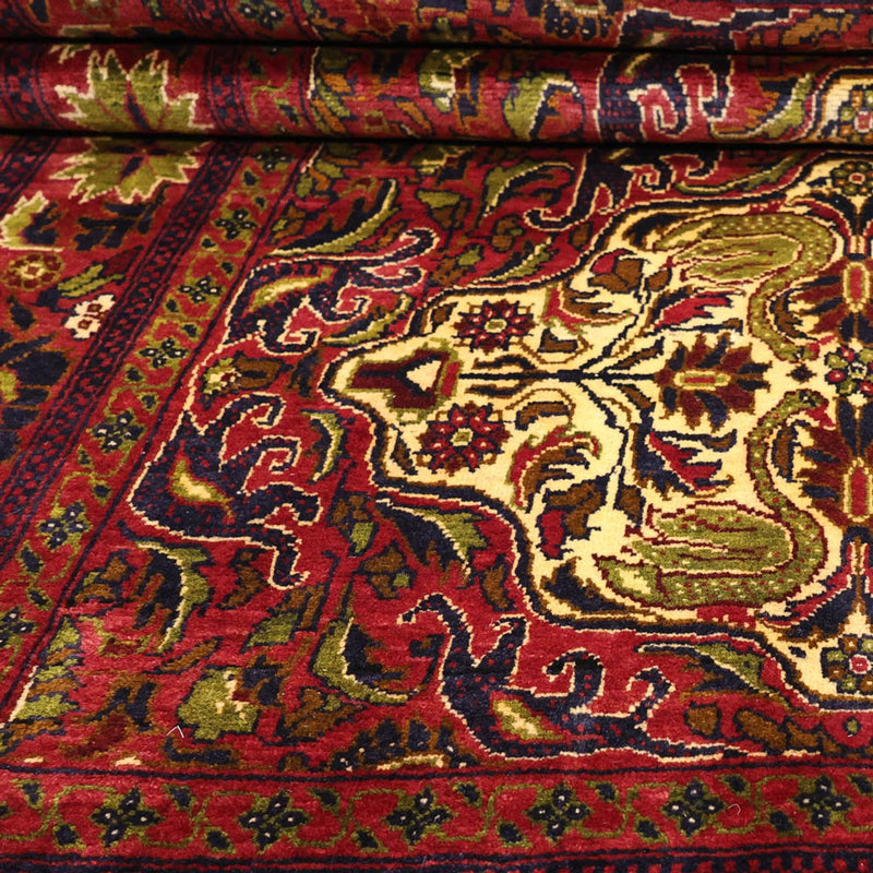 Loper Baluch tapijt - 223 x 128 cm - donkerrood