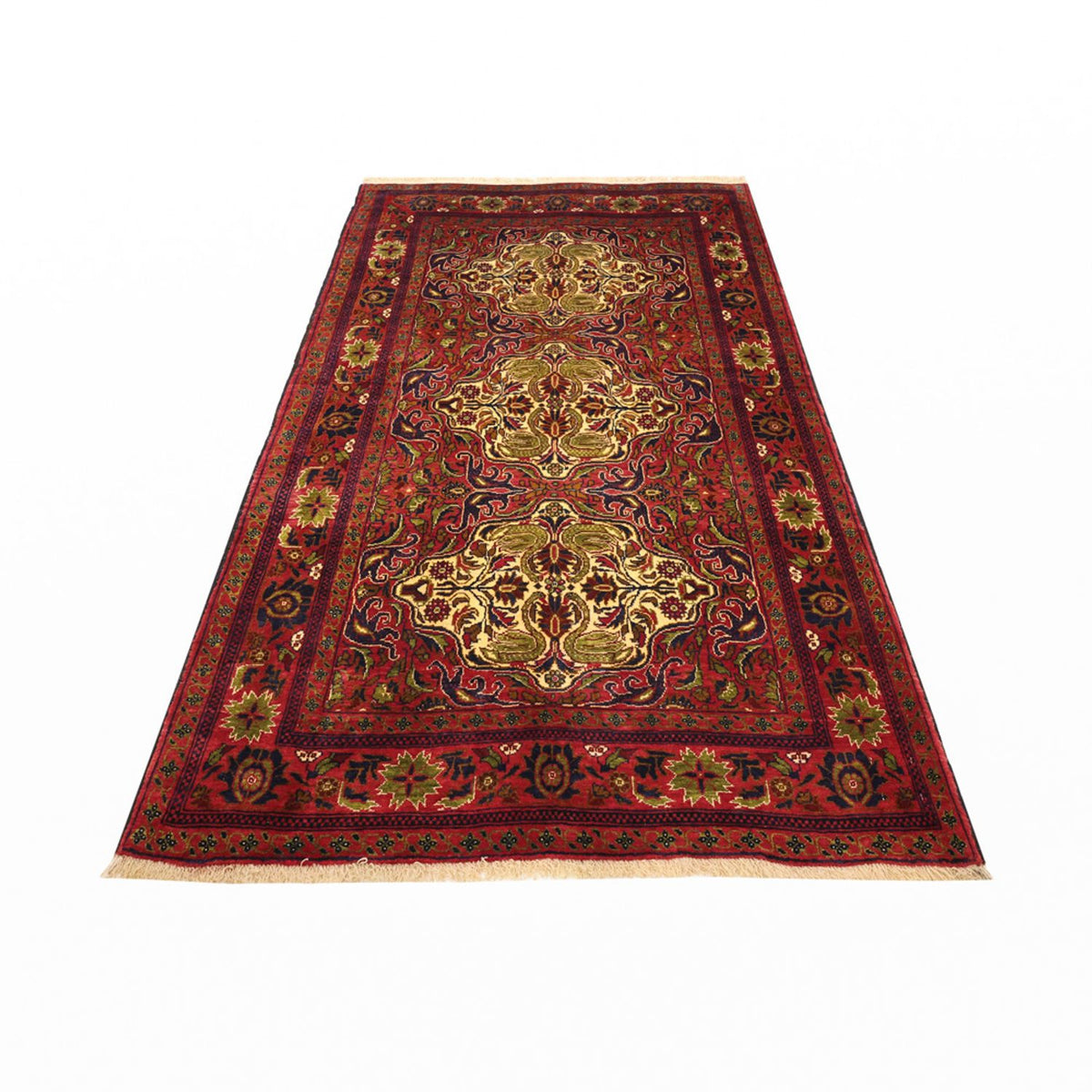 Loper Baluch tapijt - 223 x 128 cm - donkerrood