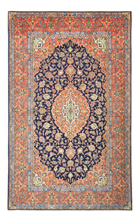 Perzisch tapijt - Bijar - Koninklijke - 220 x 136 cm - donkerblauw
