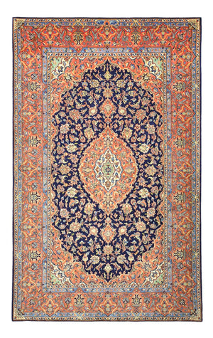 Perzisch tapijt - Bijar - Koninklijke - 220 x 136 cm - donkerblauw