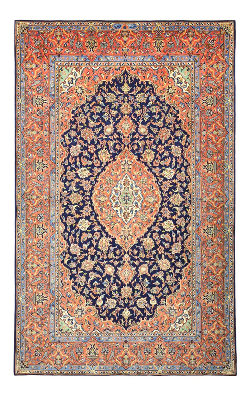 Perzisch tapijt - Bijar - Koninklijke - 220 x 136 cm - donkerblauw