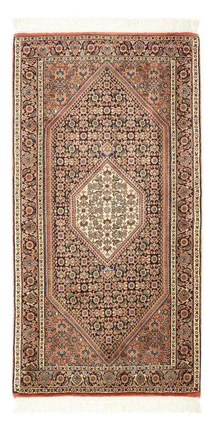 Perzisch tapijt - Bijar - 134 x 70 cm - donker beige