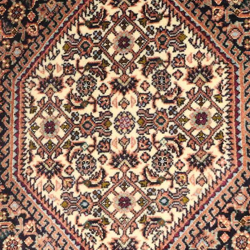 Perzisch tapijt - Bijar - 134 x 70 cm - donker beige