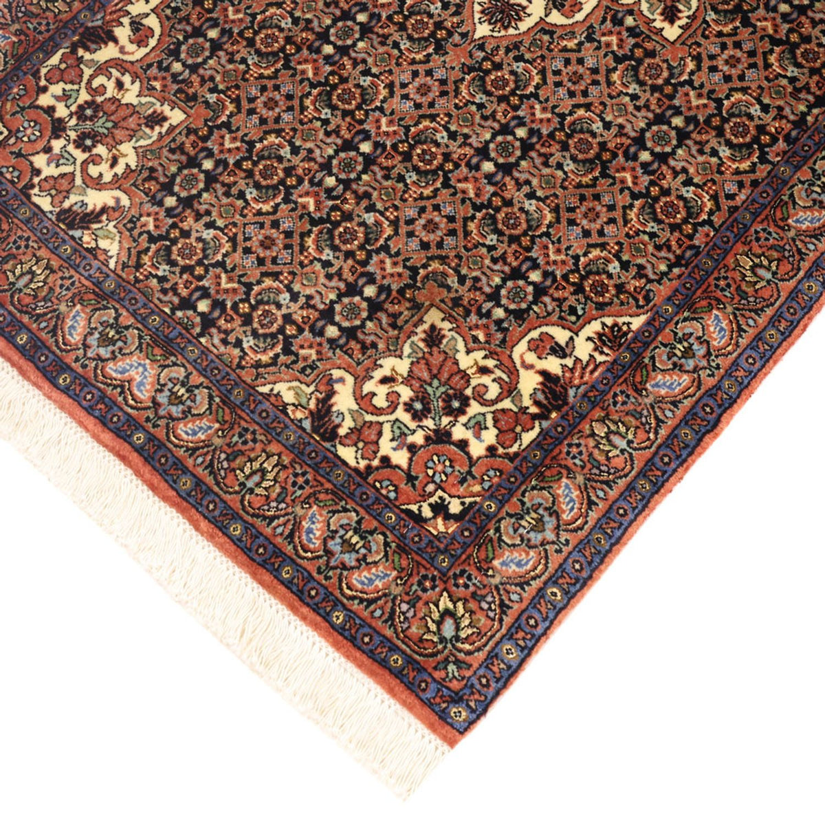Perzisch tapijt - Bijar - 138 x 72 cm - donker beige