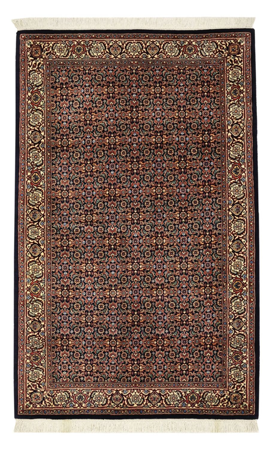 Perzisch tapijt - Bijar - 146 x 90 cm - donker beige