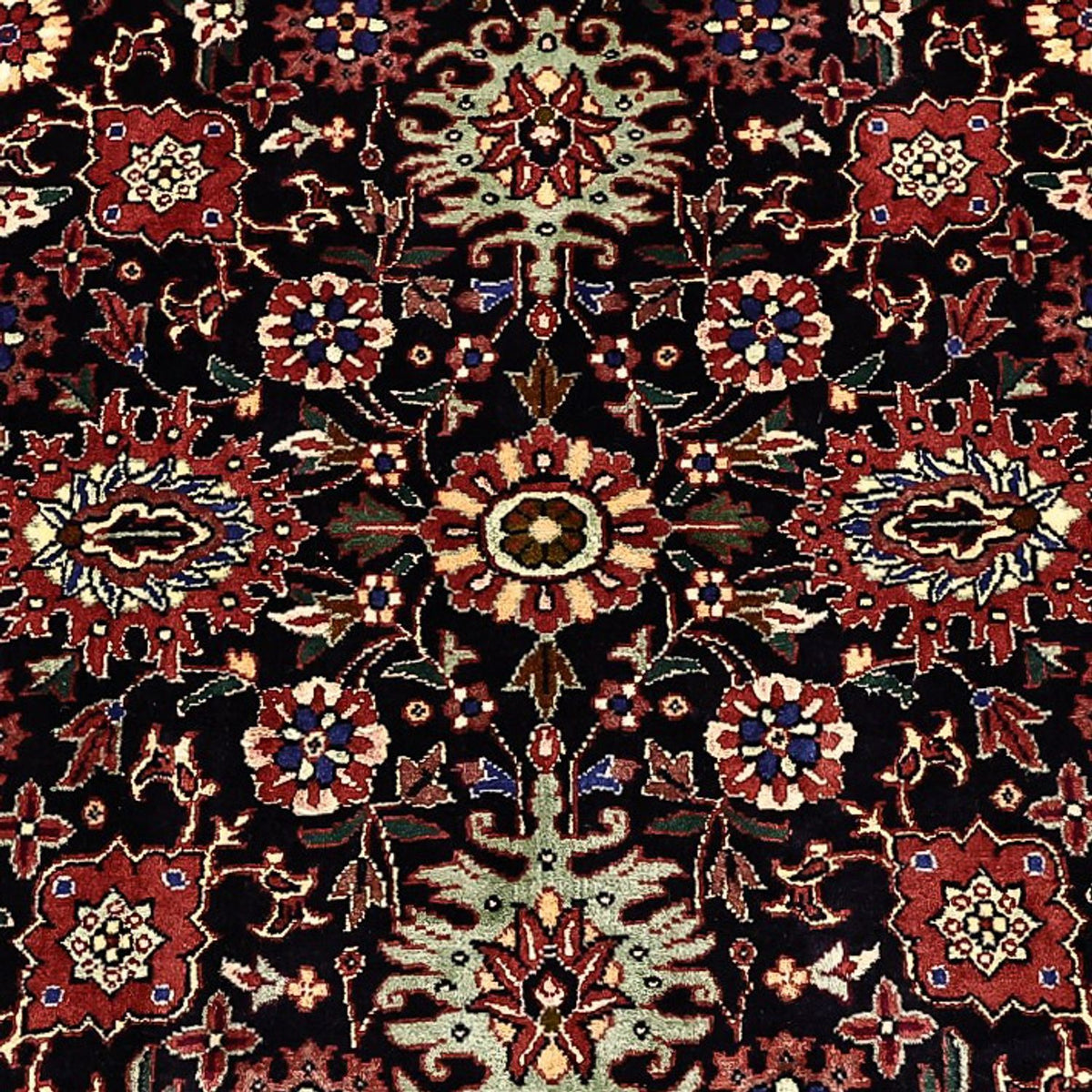 Perzisch tapijt - Bijar - Koninklijke - 212 x 130 cm - donkerblauw