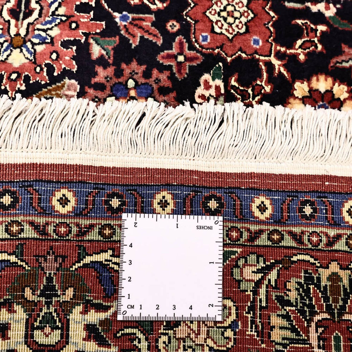 Perzisch tapijt - Bijar - Koninklijke - 212 x 130 cm - donkerblauw