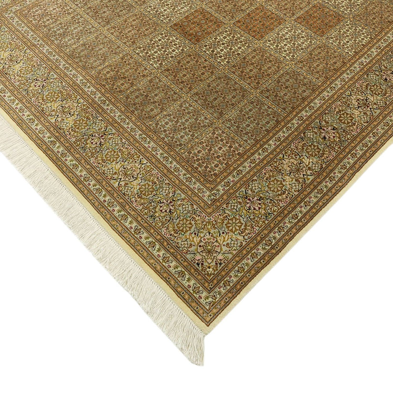 Perzisch tapijt - Tabriz - Royal - 208 x 149 cm - donker beige