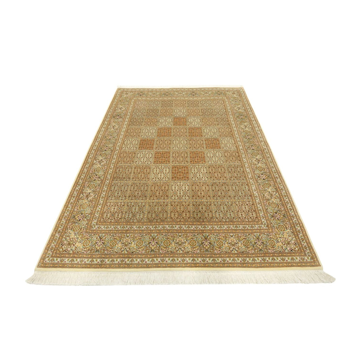 Perzisch tapijt - Tabriz - Royal - 208 x 149 cm - donker beige