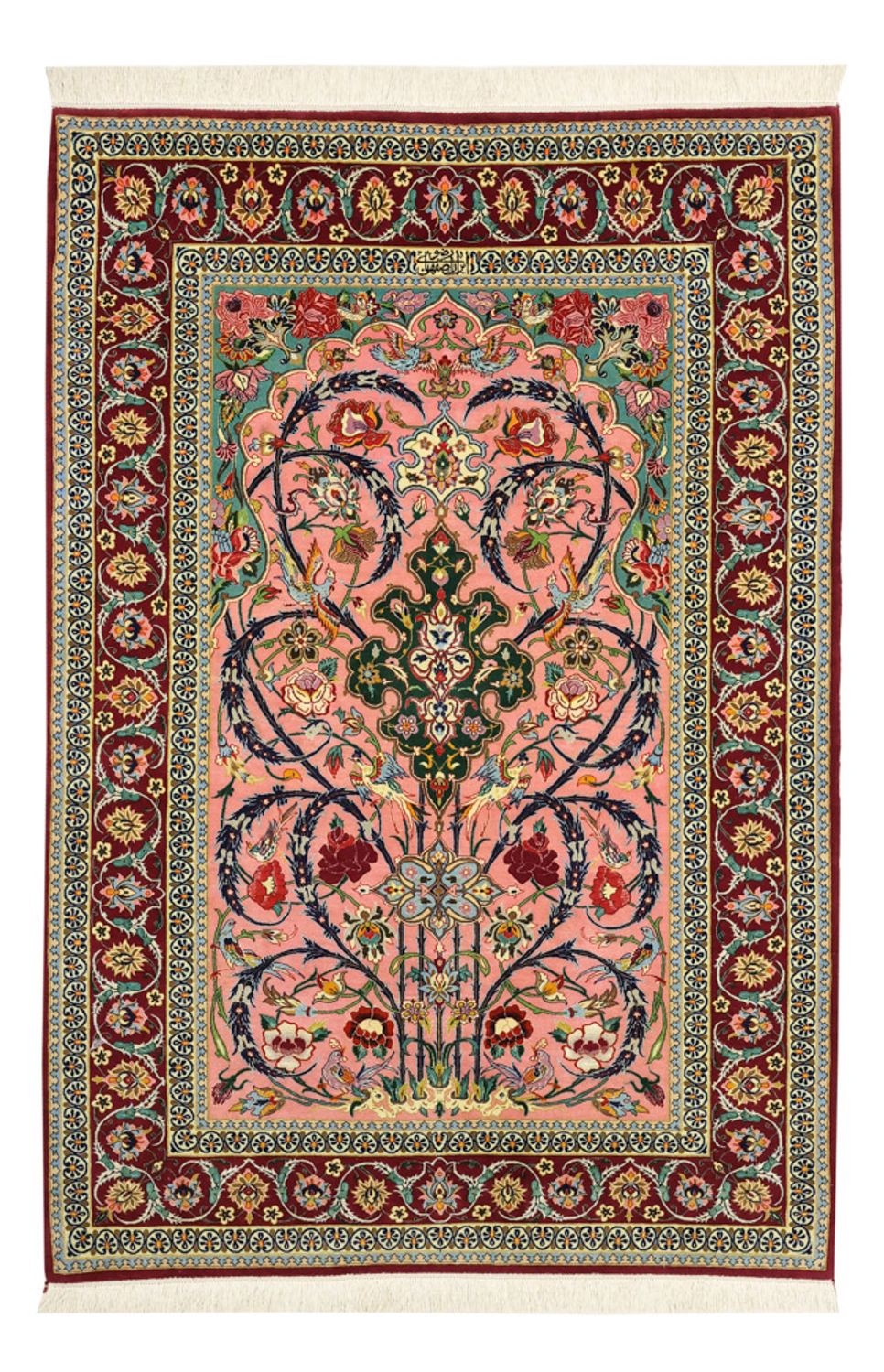 Perzisch tapijt - Isfahan - Premium - 161 x 109 cm - veelkleurig