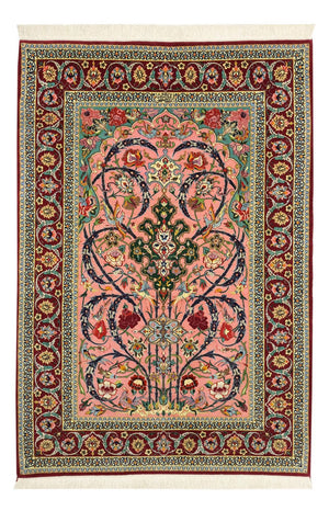 Perzisch tapijt - Isfahan - Premium - 161 x 109 cm - veelkleurig