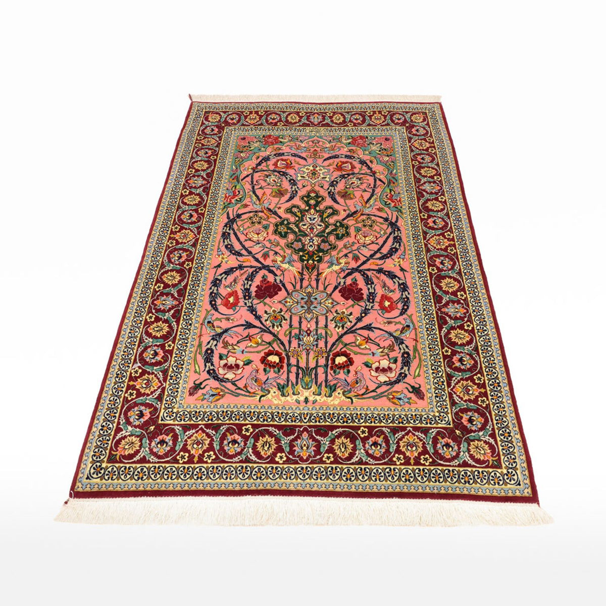 Perzisch tapijt - Isfahan - Premium - 161 x 109 cm - veelkleurig