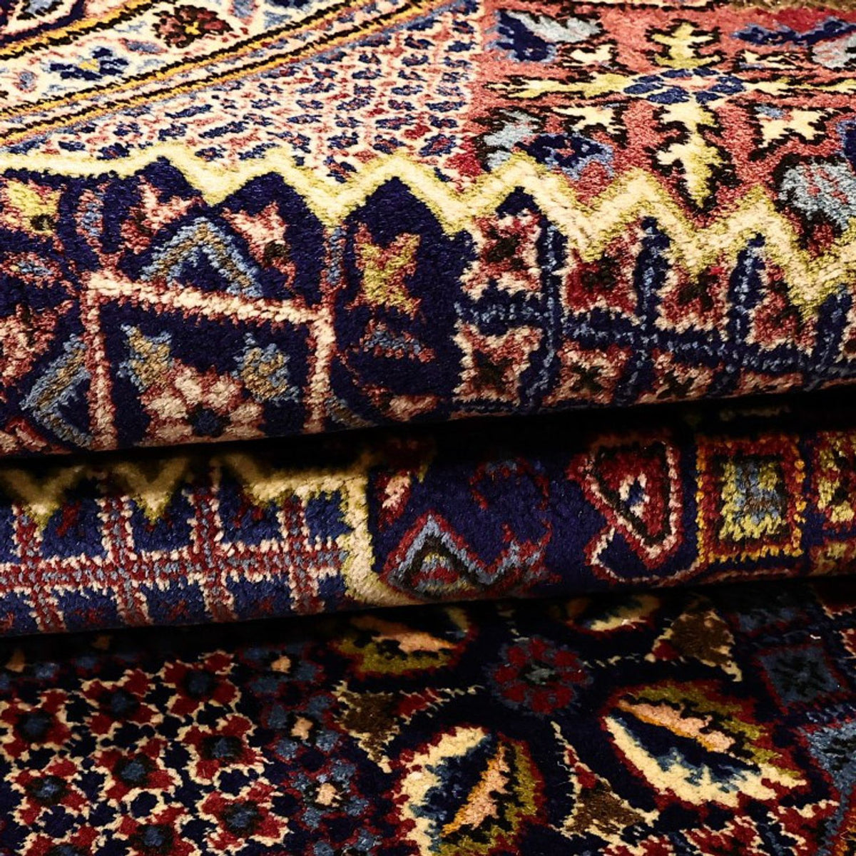 Perzisch tapijt - Keshan - 211 x 143 cm - donkerblauw