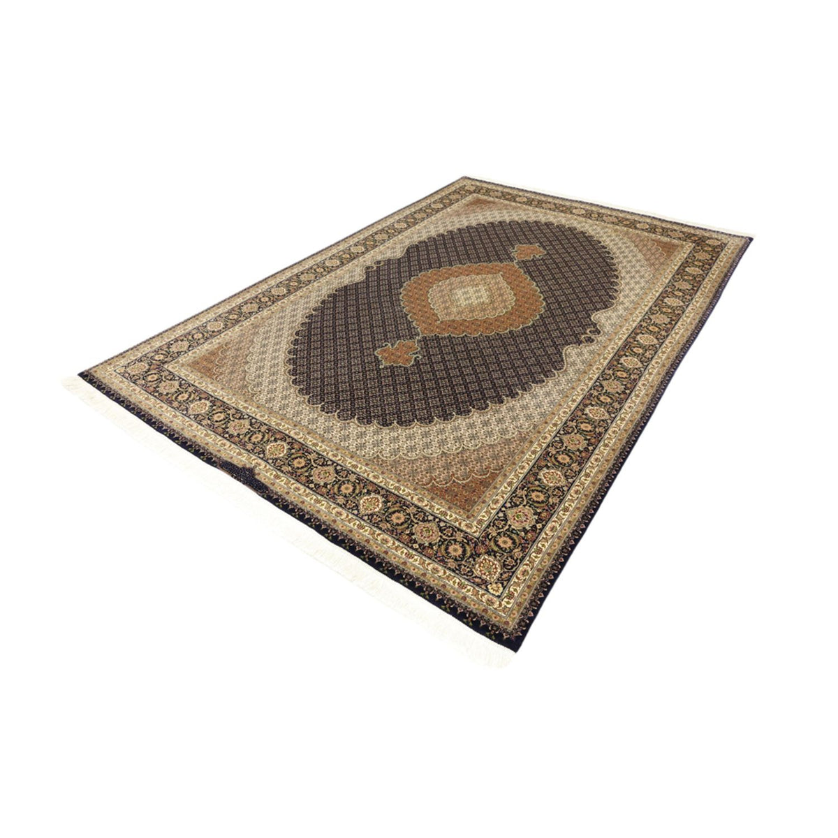 Perzisch tapijt - Tabriz - 299 x 204 cm - donker beige