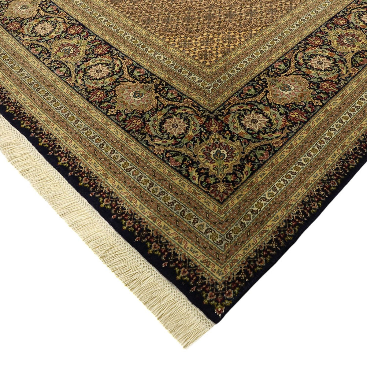 Perzisch tapijt - Tabriz - Royal - Zijden halsketting - 362 x 251 cm - donker beige