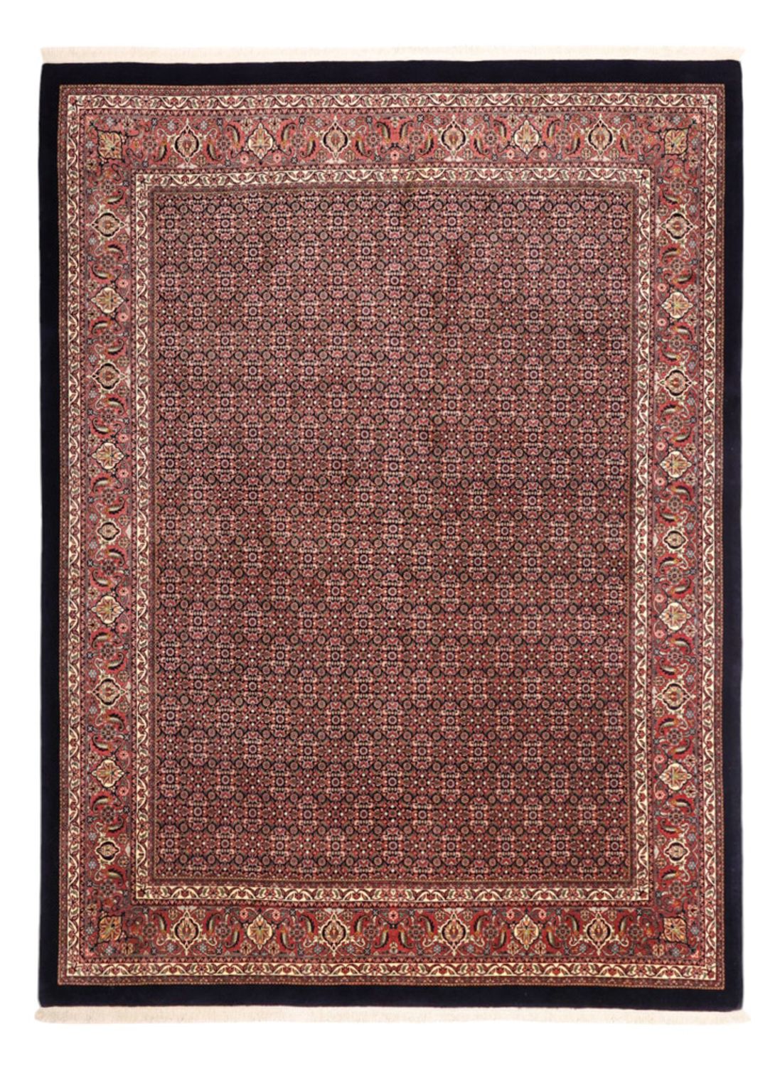 Perzisch tapijt - Bijar - 337 x 255 cm - donkerblauw