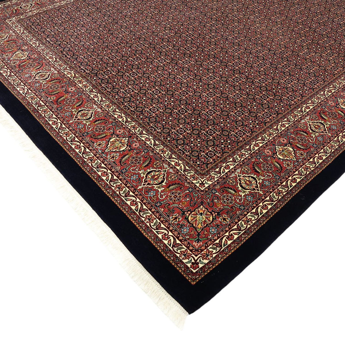 Perzisch tapijt - Bijar - 337 x 255 cm - donkerblauw