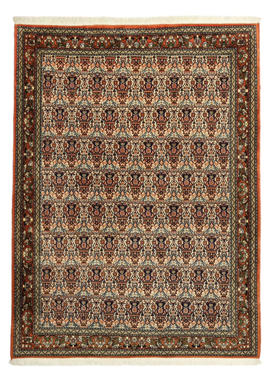Perzisch Tapijt - Nomadisch - 201 x 153 cm - donker beige