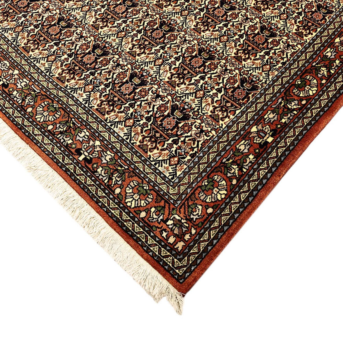 Perzisch Tapijt - Nomadisch - 201 x 153 cm - donker beige
