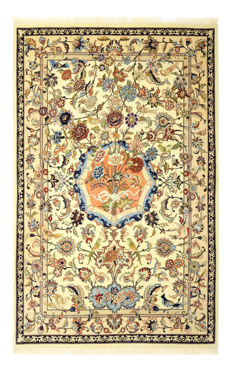 Perzisch tapijt - Isfahan - Premium - 156 x 100 cm - beige