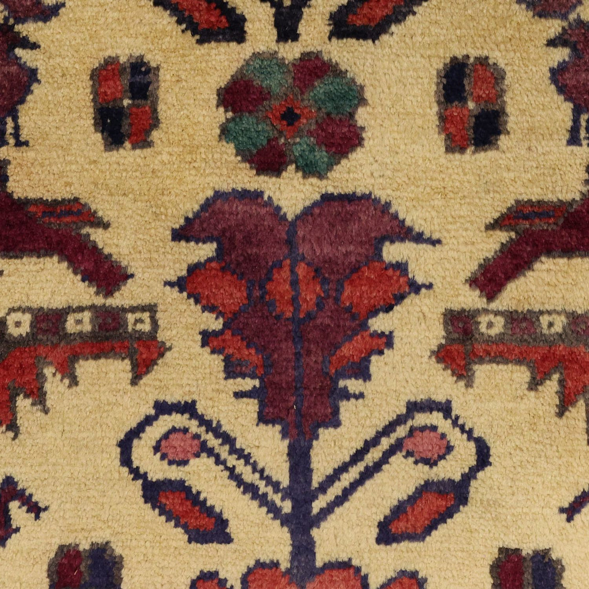 Loper Baluch tapijt - 212 x 97 cm - lichtgroen