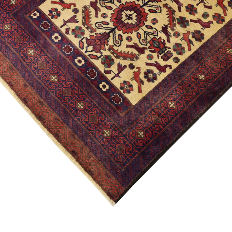 Loper Baluch tapijt - 212 x 97 cm - lichtgroen